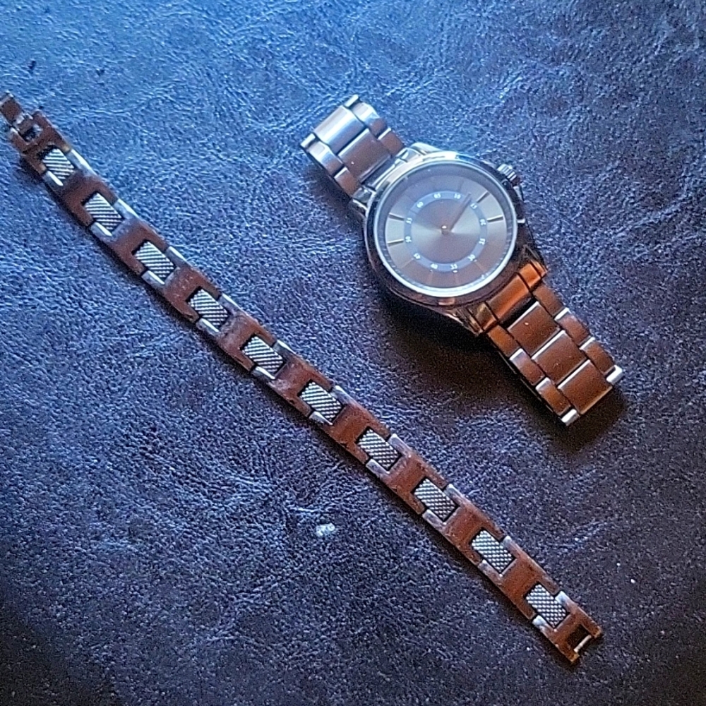 Stainless steel Bezel Watch set